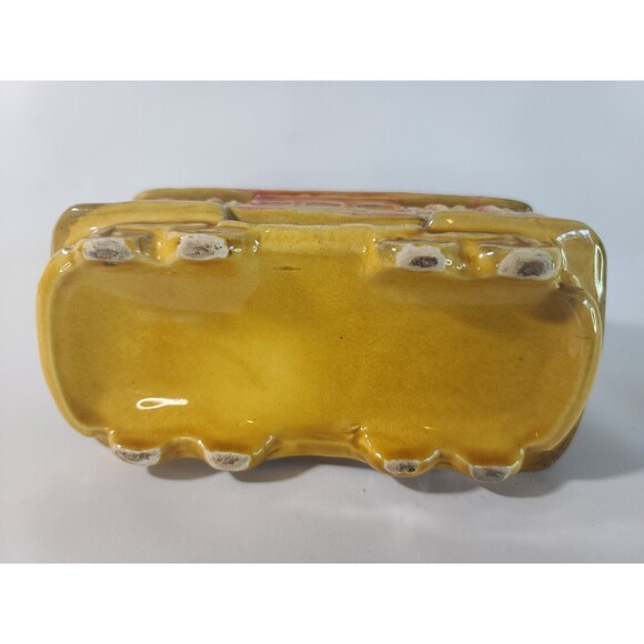 San Francisco Trolley Vintage Rare Planter or Napkin Holder One of A Kind VTG - Picture 9 of 10